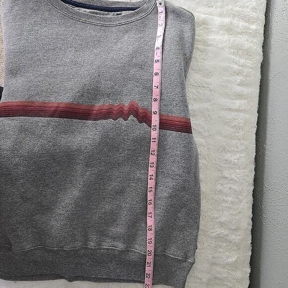 Patagonia Ridge Rise Stripe Uprisal Crew Sweatshirt Gray Size Small Outdoor - Picture 4 of 6